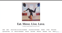 Desktop Screenshot of eatmovelivelove.com